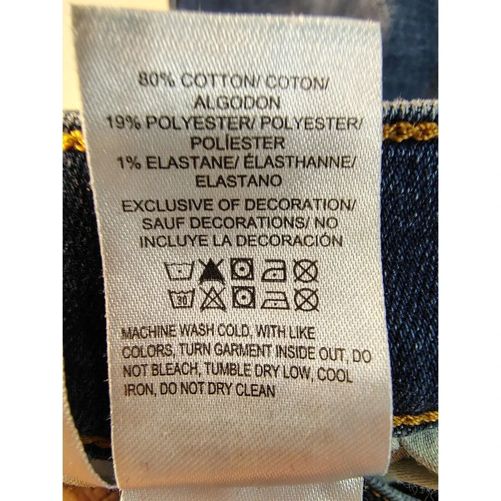 Lucky Brand 121 Slim Straight Mens Jeans 29x32 Dark Wash Blue Denim Stretch